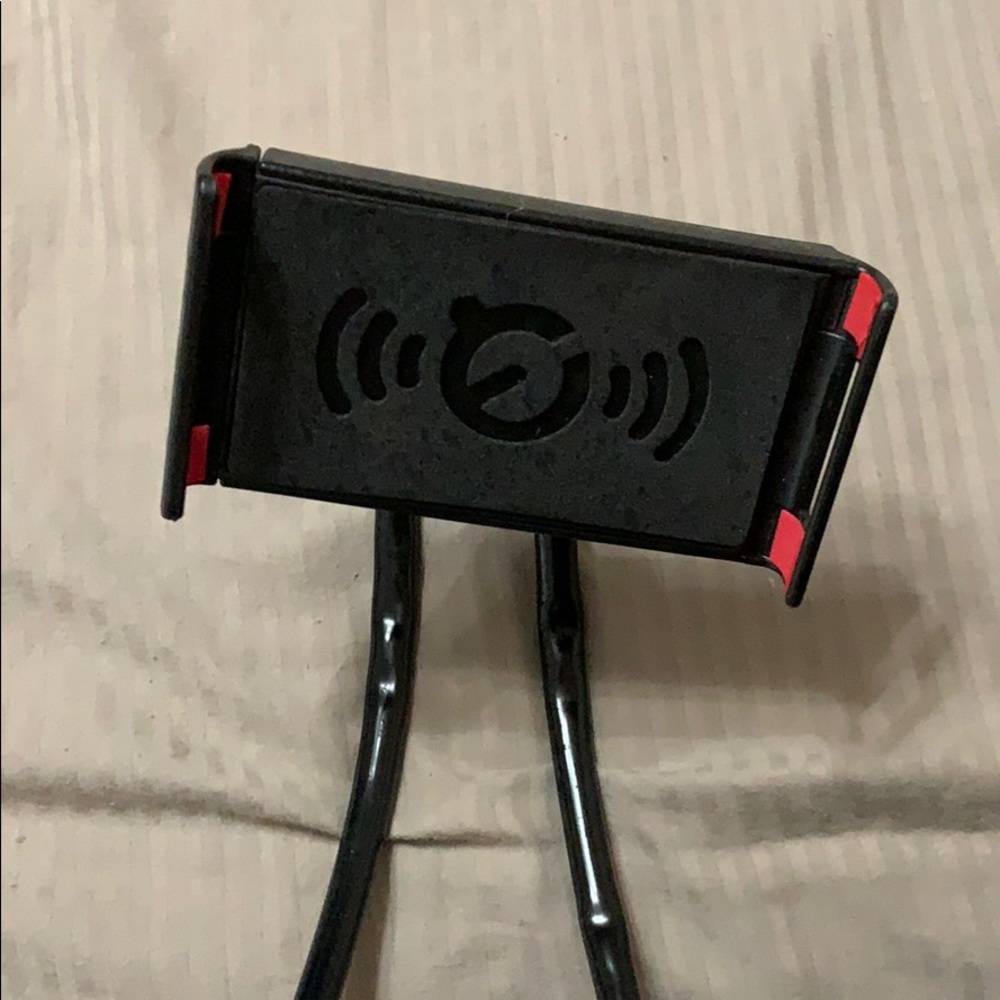 Neck mount phone holder